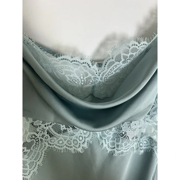 Forever 21 Slip Dress Women's Small Satin Y2K Romantic Fairy Coquette Mini - Picture 2 of 7